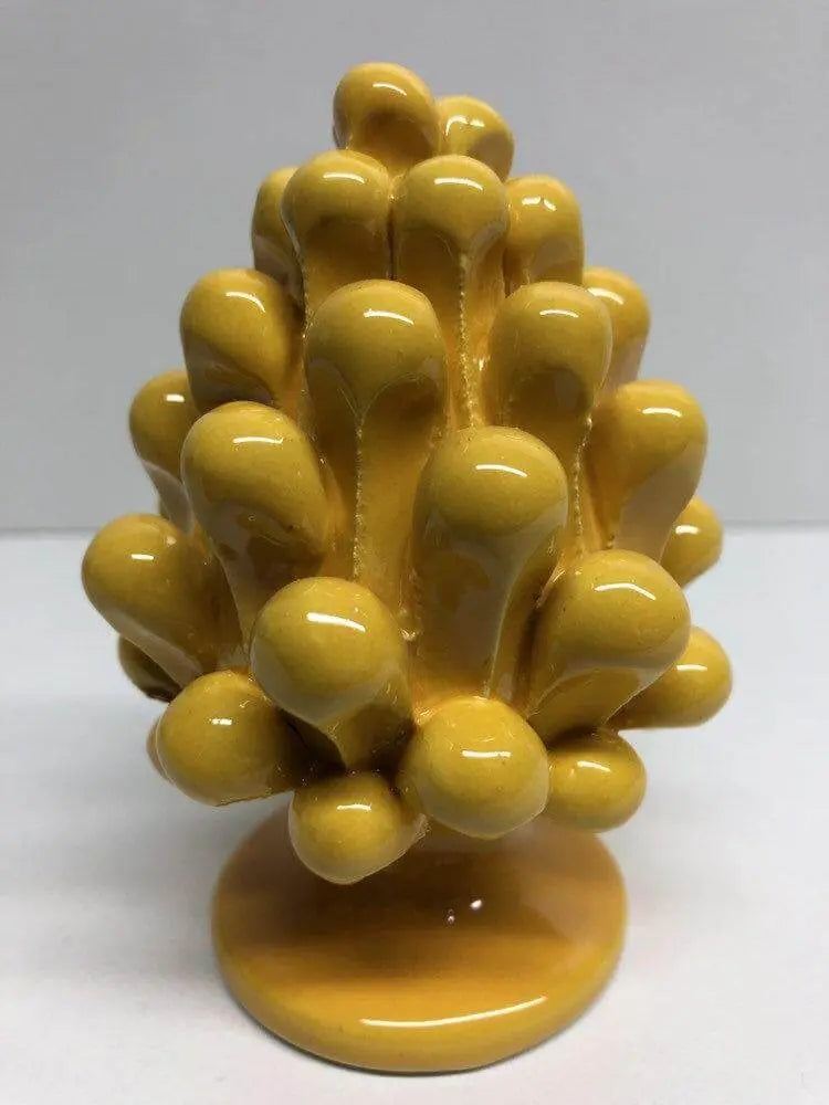 Pigna Ceramica Caltagirone cm H.10 Artigianale VARI COLORI DD CERAMICHE SICILIANE