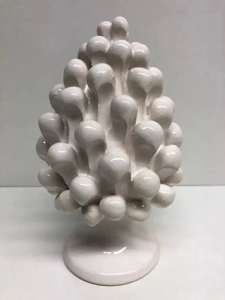 Pigna Ceramica Caltagirone cm H.15 Artigianale VARI COLORI - DD CERAMICHE SICILIANE