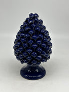 Pigna Ceramica Caltagirone cm H.20 Artigianale Blu - PIGNE