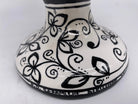 Pigna Ceramica Caltagirone cm H.25 Artigianale Bianco Base Decorata DD CERAMICHE SICILIANE