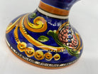 Pigna Ceramica Caltagirone cm H.25 Artigianale Blu Base Decorata DD CERAMICHE SICILIANE