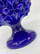 Pigna Ceramica Caltagirone cm H.25 Artigianale Blu DD CERAMICHE SICILIANE