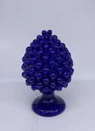 Pigna Ceramica Caltagirone cm H.25 Artigianale Blu DD CERAMICHE SICILIANE