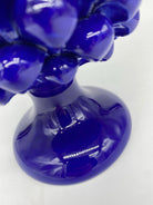 Pigna Ceramica Caltagirone cm H.25 Artigianale Blu DD CERAMICHE SICILIANE