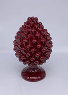 Pigna Ceramica Caltagirone cm H.25 Artigianale Bordeaux DD CERAMICHE SICILIANE