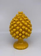 Pigna Ceramica Caltagirone cm H.25 Artigianale Giallo DD CERAMICHE SICILIANE