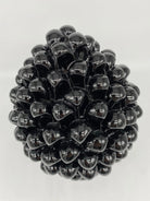 Pigna Ceramica Caltagirone cm H.25 Artigianale Nero DD CERAMICHE SICILIANE