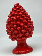 Pigna Ceramica Caltagirone cm H.25 Artigianale Rosso - PIGNE