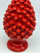 Pigna Ceramica Caltagirone cm H.25 Artigianale Rosso - PIGNE
