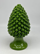 Pigna Ceramica Caltagirone cm H.25 Artigianale Verde Prato - PIGNE