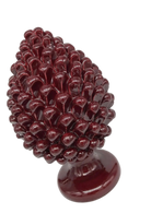 Pigna Ceramica Caltagirone cm H.30 Artigianale Bordeaux DD CERAMICHE SICILIANE