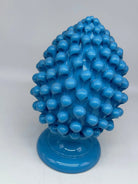 Pigna Ceramica Caltagirone cm H.30 Artigianale Celeste DD CERAMICHE SICILIANE