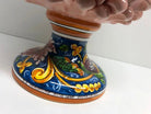 Pigna Ceramica Caltagirone cm H.30 Artigianale Rosa Cipria Base Decorata DD CERAMICHE SICILIANE