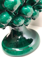 Pigna Ceramica Caltagirone cm H.30 Artigianale Verde Cristallo DD CERAMICHE SICILIANE