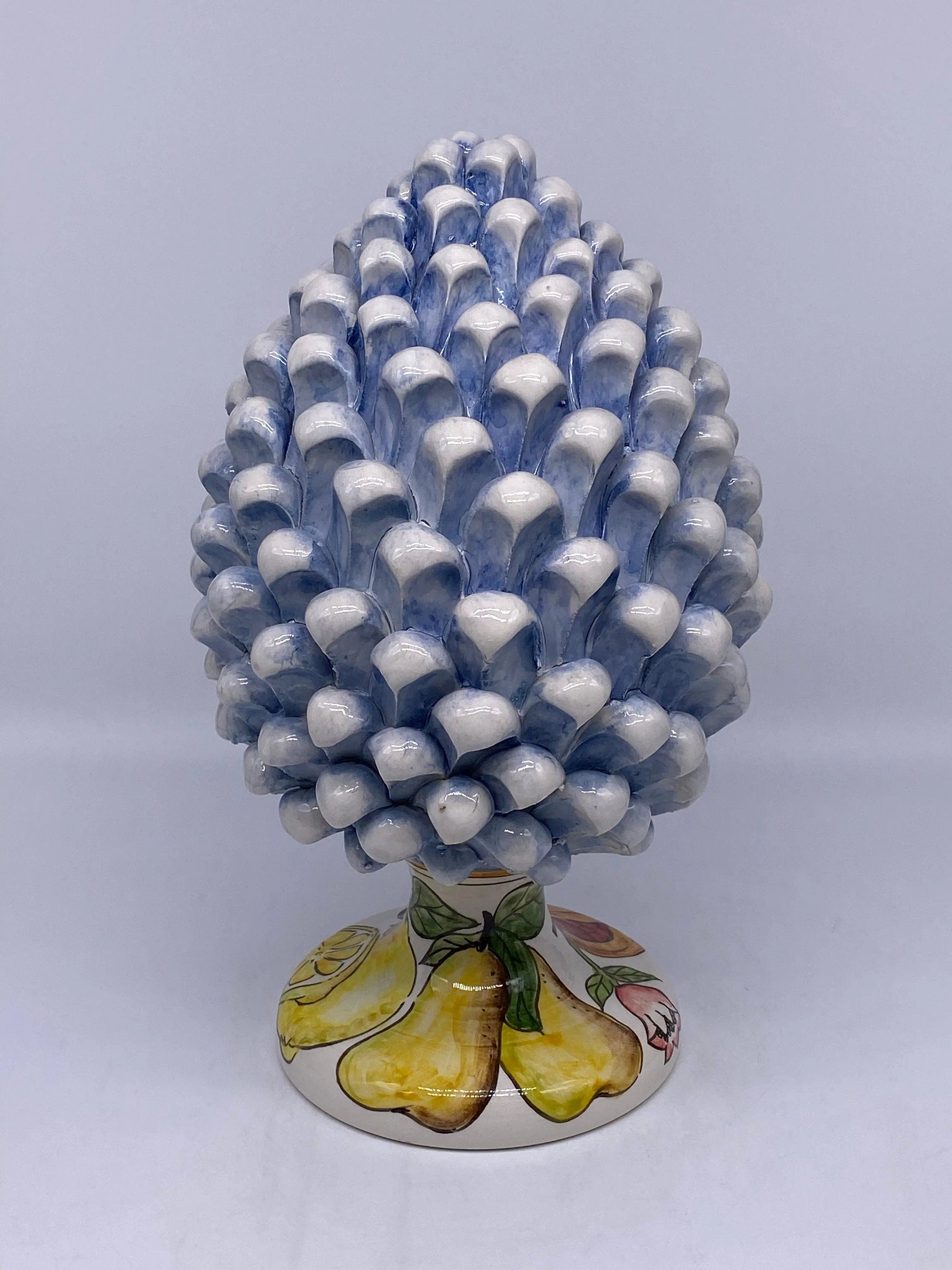 Pigna Ceramica Caltagirone Linea “4 stagioni” cm H.30 Artigianale DD CERAMICHE SICILIANE