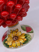 Pigna Ceramica Caltagirone Linea “4 stagioni” cm H.30 Artigianale DD CERAMICHE SICILIANE
