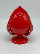 Pumo Ceramica Caltagirone cm H.20 Artigianale Rosso - PUMI