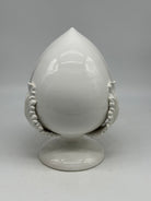 Pumo Ceramica Caltagirone cm H.25 Artigianale Bianco - PUMI