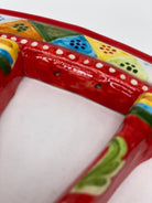 Ruota Carretto Siciliano Ceramica Caltagirone Diametro 30 cm Artigianale Decorata - DD CERAMICHE SICILIANE