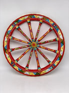 Ruota Carretto Siciliano Ceramica Caltagirone Diametro 30 cm Artigianale Decorata - DD CERAMICHE SICILIANE