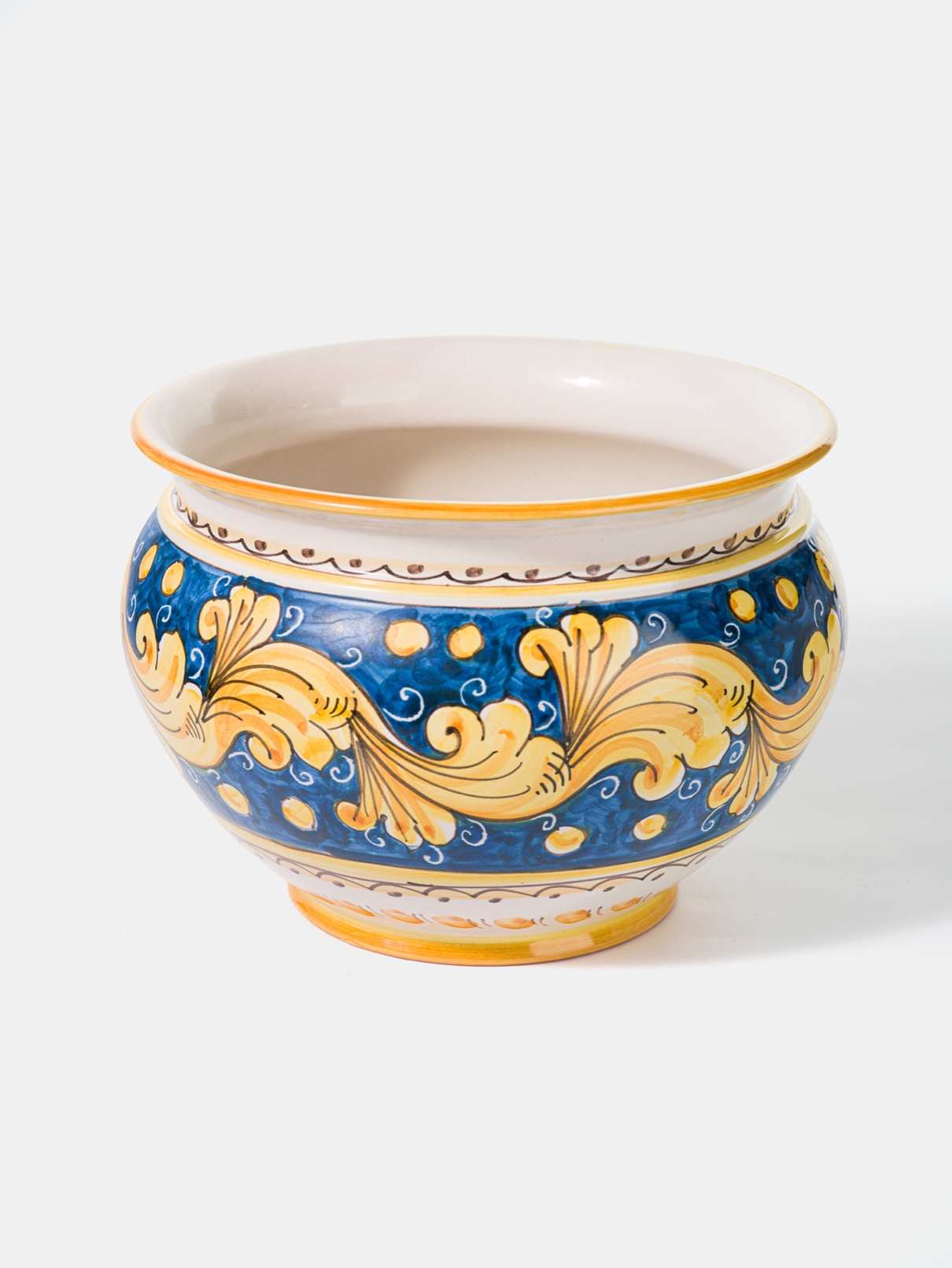 Portavaso Decorato Ceramica Caltagirone Artigianale VARIE MISURE - VASO
