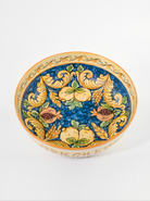 Spaghettiera Limoni Blu TDS Diametro 33cm Ceramica Caltagirone Artigianale - OGGETTISTICA