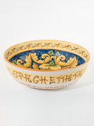 Spaghettiera Limoni Blu TDS Diametro 33cm Ceramica Caltagirone Artigianale - OGGETTISTICA