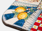 Tavolo Rettangolare cm 200x100 Pietra Lavica Decoro Mori Siciliani - TAVOLI
