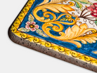 Tavolo Rettangolare cm 250x120 Pietra Lavica Decoro Uva e Melograni - TAVOLI
