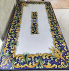Tavolo Rettangolare Ornato – Pietra Lavica Decorata - TAVOLI
