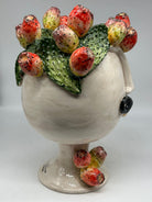 Teste di Moro Ficus Ceramica Caltagirone cm H.38 L.26 Artigianale - TESTE DI MORO