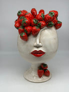 Teste di Moro Fresa Ceramica Caltagirone cm H.38 L.26 Artigianale - Donna - TESTE DI MORO