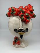 Teste di Moro Fresa Ceramica Caltagirone cm H.38 L.26 Artigianale - Uomo - TESTE DI MORO