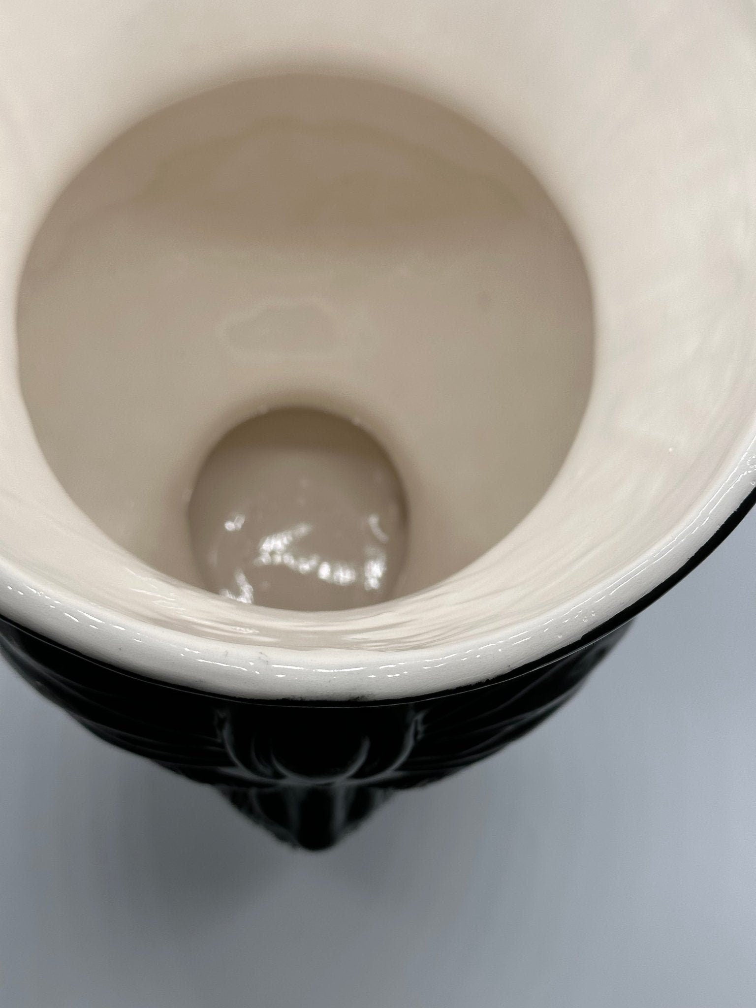 Teste di Moro Iris Ceramica Caltagirone cm H.40 L.23 Artigianale Nero - DD CERAMICHE SICILIANE