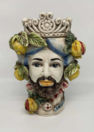 Teste di Moro Linea "4 stagioni" Ceramica Caltagirone cm H.30 L.20 Artigianale DD CERAMICHE SICILIANE