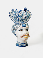Teste di Moro Persia TDS Ceramica Caltagirone cm H.43 L.25 Artigianale - TESTE DI MORO