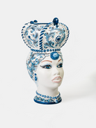 Teste di Moro Persia TDS Ceramica Caltagirone cm H.43 L.25 Artigianale - TESTE DI MORO