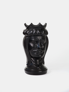 Teste di Moro Sinus TDS cm H.34 Ceramica Caltagirone Artigianale Nero - TESTE DI MORO