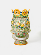 Teste di Moro TDS Ruote Carretto e Fichi d’India Ceramica Caltagirone cm H.45 L.28 Artigianale - TESTE DI MORO