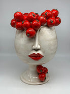 Teste di Moro Tomato Ceramica Caltagirone cm H.38 L.26 Artigianale - Donna - TESTE DI MORO