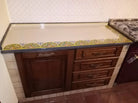 Top per Cucina Pietra Lavica Decoro Arabesco - TOP PIETRA LAVICA