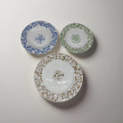 Tris Piatti Uso Alimentare Ceramica Caltagirone - Foglie - PIATTI