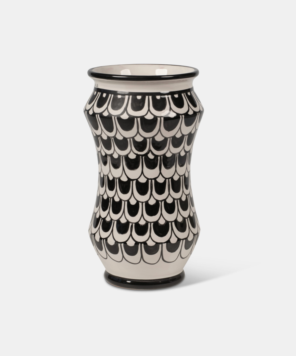 Vaso Albarello TDS cm H.30 Ceramica Caltagirone Nido d’Api - OGGETTISTICA