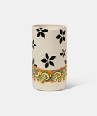 Vaso Cilindro TDS cm H.26 Ceramica Caltagirone Artigianale Decoro Barocco Moderno - VASO