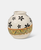 Vaso Decorato TDS cm H.26 L.25 Ceramica Caltagirone Artigianale Barocco Moderno - VASO