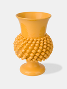 Vaso Pigna TDS Ceramica Caltagirone cm H.30 L.20 Artigianale Giallo - VASO