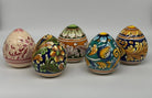 Uova di Pasqua Ceramica Caltagirone dipinti a mano (misure e decori vari) DD CERAMICHE SICILIANE
