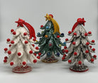 Albero di Natale cm h.25 interamente fatto a mano Ceramica Caltagirone - DD CERAMICHE SICILIANE