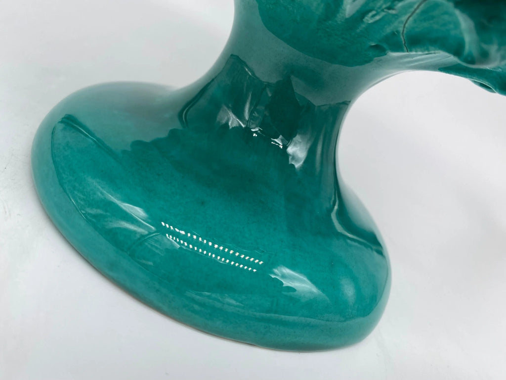Pigna Ceramica Caltagirone cm H.25 Artigianale Verde Cristallo - DD CERAMICHE SICILIANE