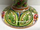 Pigna Ceramica Caltagirone cm H.40 Artigianale Giallo Base Decorata - DD CERAMICHE SICILIANE